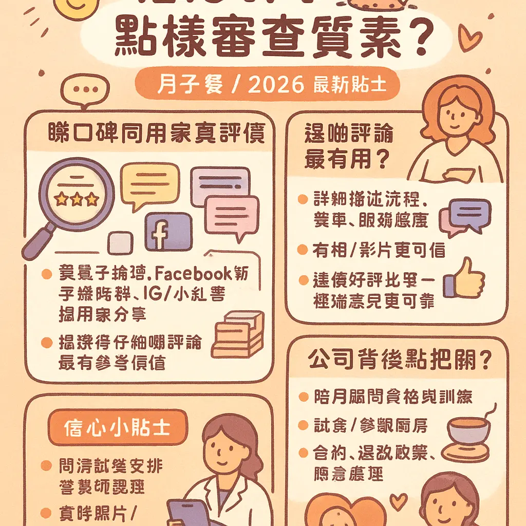 陪月公司 - 月子餐