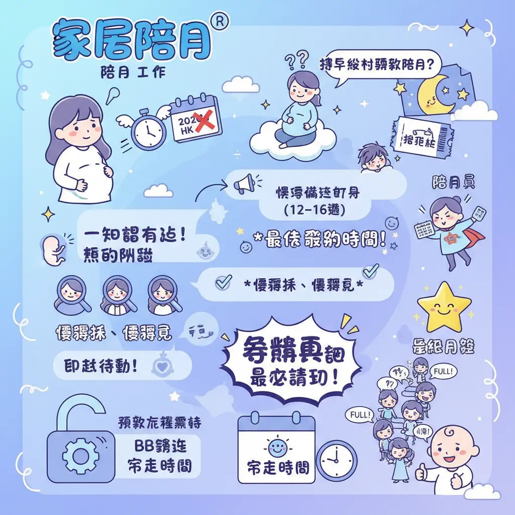 陪月 工作 - 家居陪月