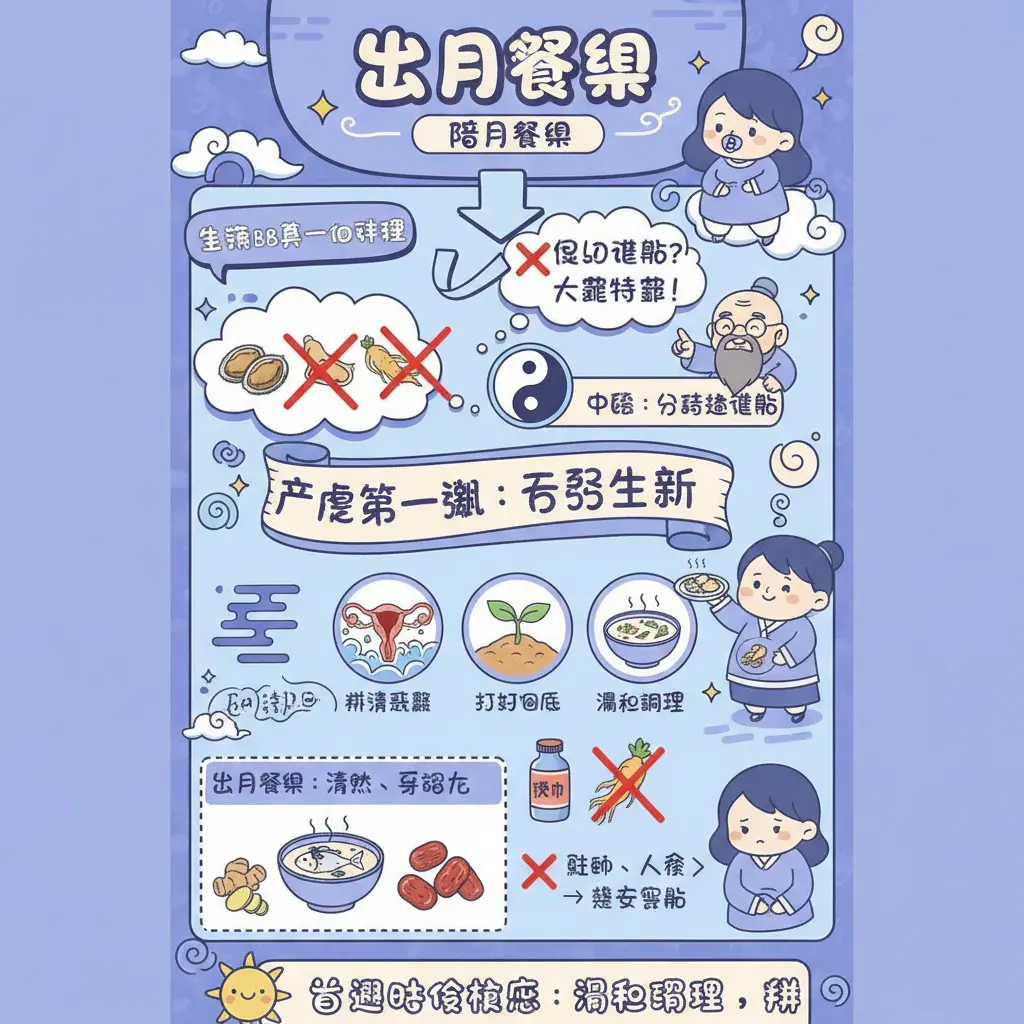 陪月 餐單 - 坐月餐單