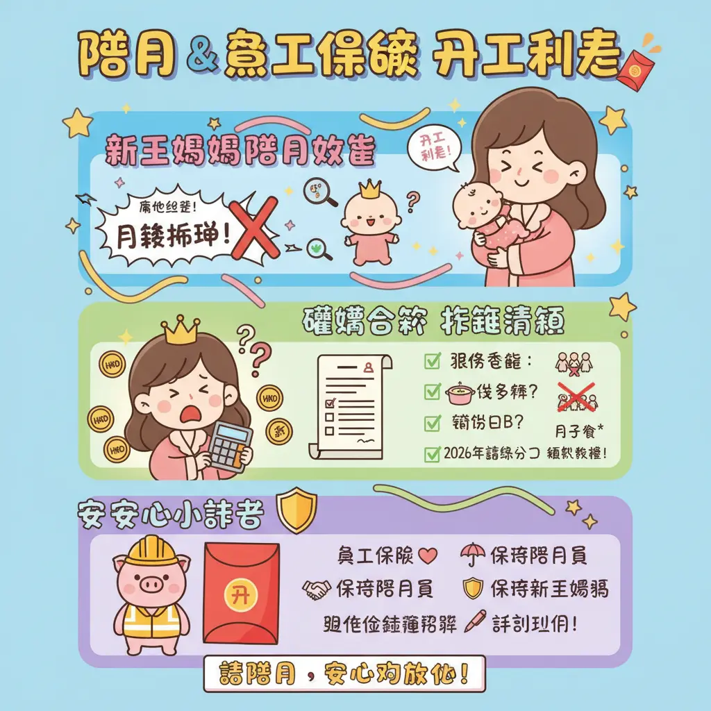 陪月 開工利是 - 勞工保險