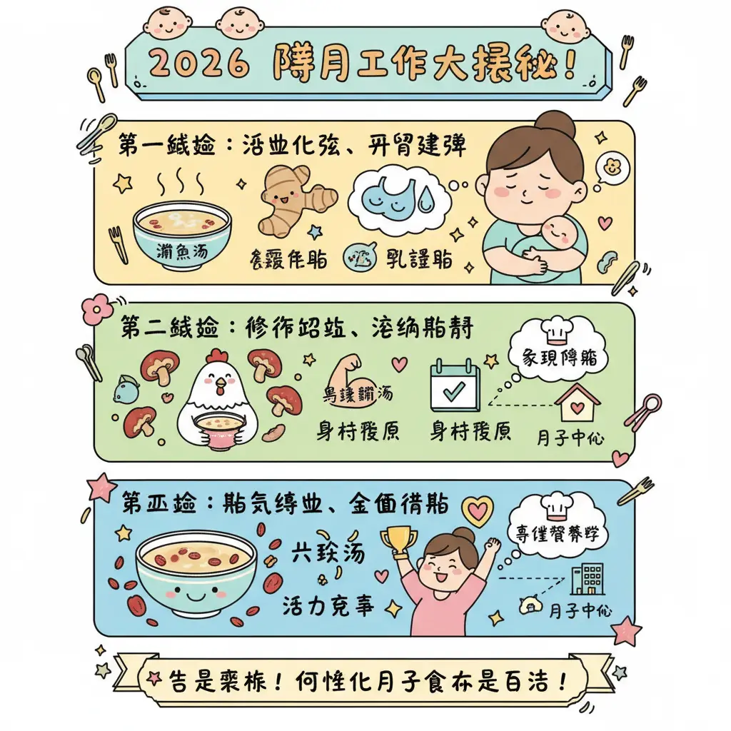 陪月 工作 - 月子餐